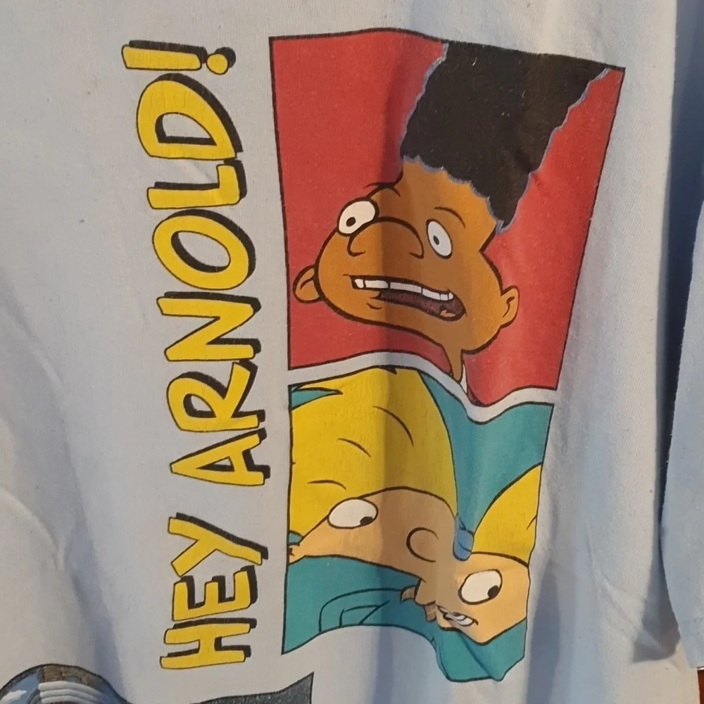 Nickelodeon 90s Cartton Hey Arnold Tee sz XL - Picture 2 of 5